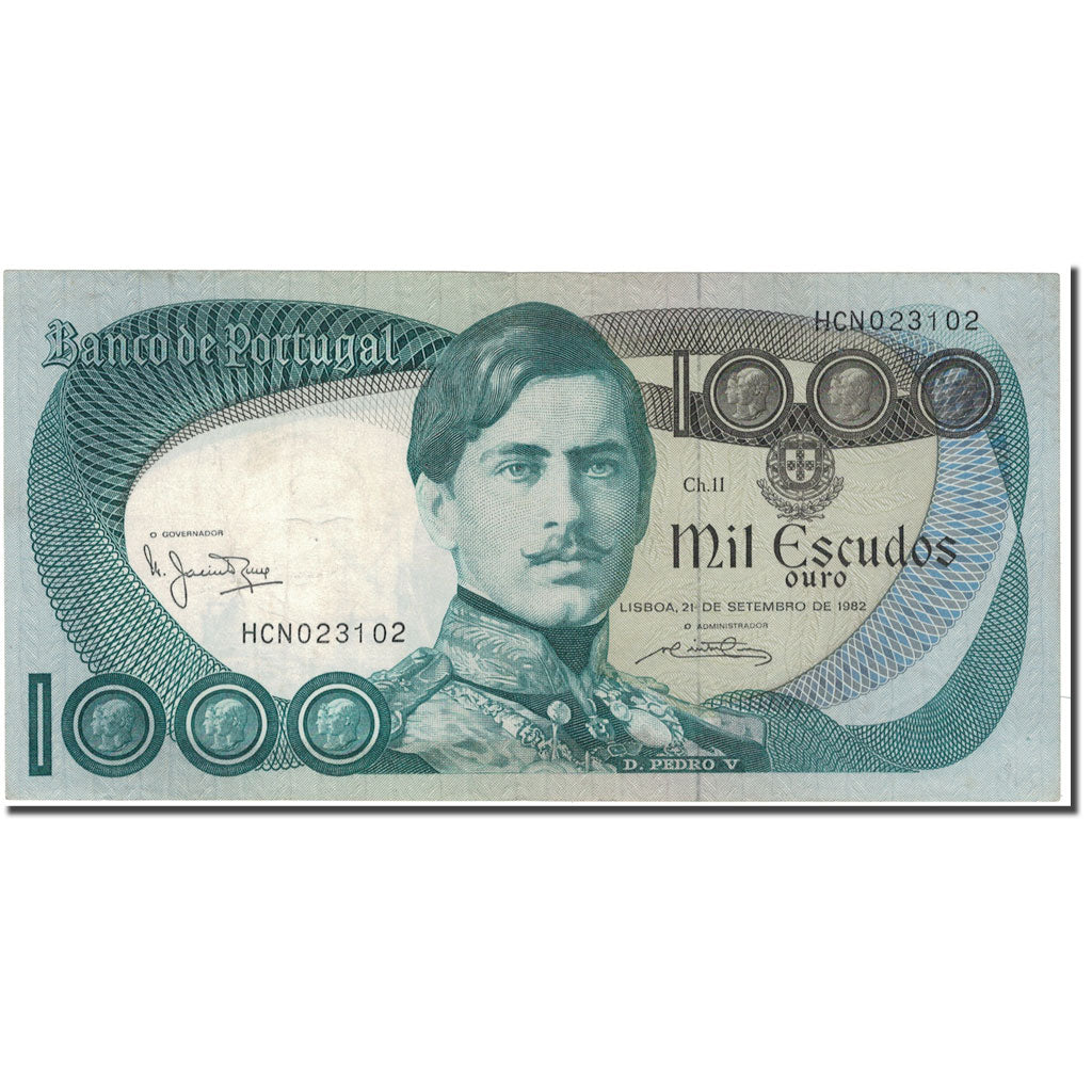 Billet, Portugal, 1000 Escudos, 1982-09-21, KM:175d, TTB+