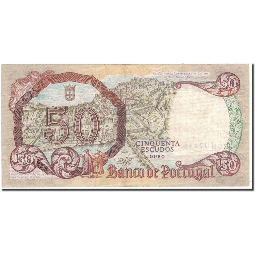 Banknote, Portugal, 50 Escudos, 1964-02-28, KM:168, EF(40-45)