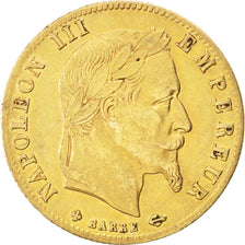 Second Empire, 5 Francs or Napoléon III tête laurée 1867 Strasbourg, KM 803.2