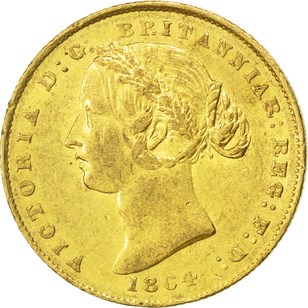 Australie, Victoria, Souverain 1864 Sydney, KM 4