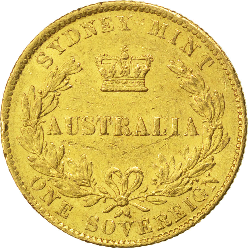 Australie, Victoria, Souverain 1864 Sydney, KM 4