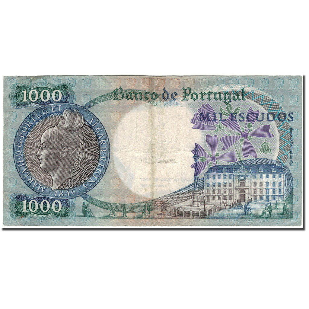 Banconote, Portogallo, 1000 Escudos, 1967-05-19, KM:172a, MB