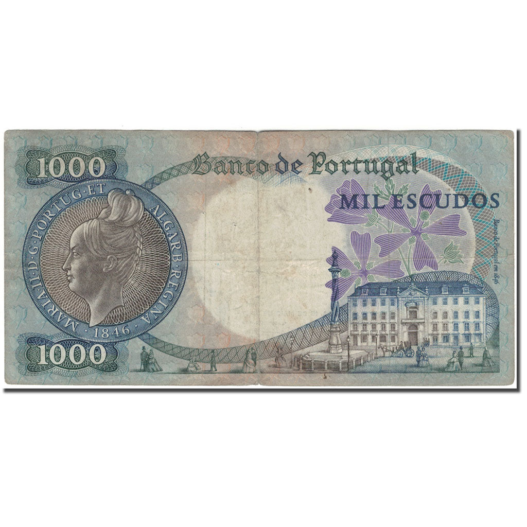Biljet, Portugal, 1000 Escudos, 1967-05-19, KM:172a, B+