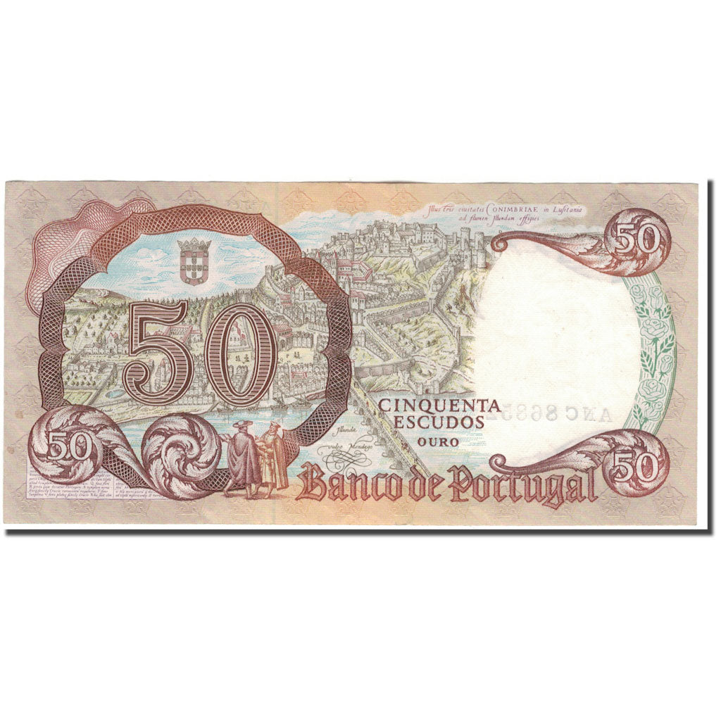 Banknote, Portugal, 50 Escudos, 1964-02-28, KM:168, AU(50-53)