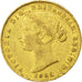 AUSTRALIA, Sovereign, 1865, Sydney, KM #4, EF(40-45), Gold, 7.96