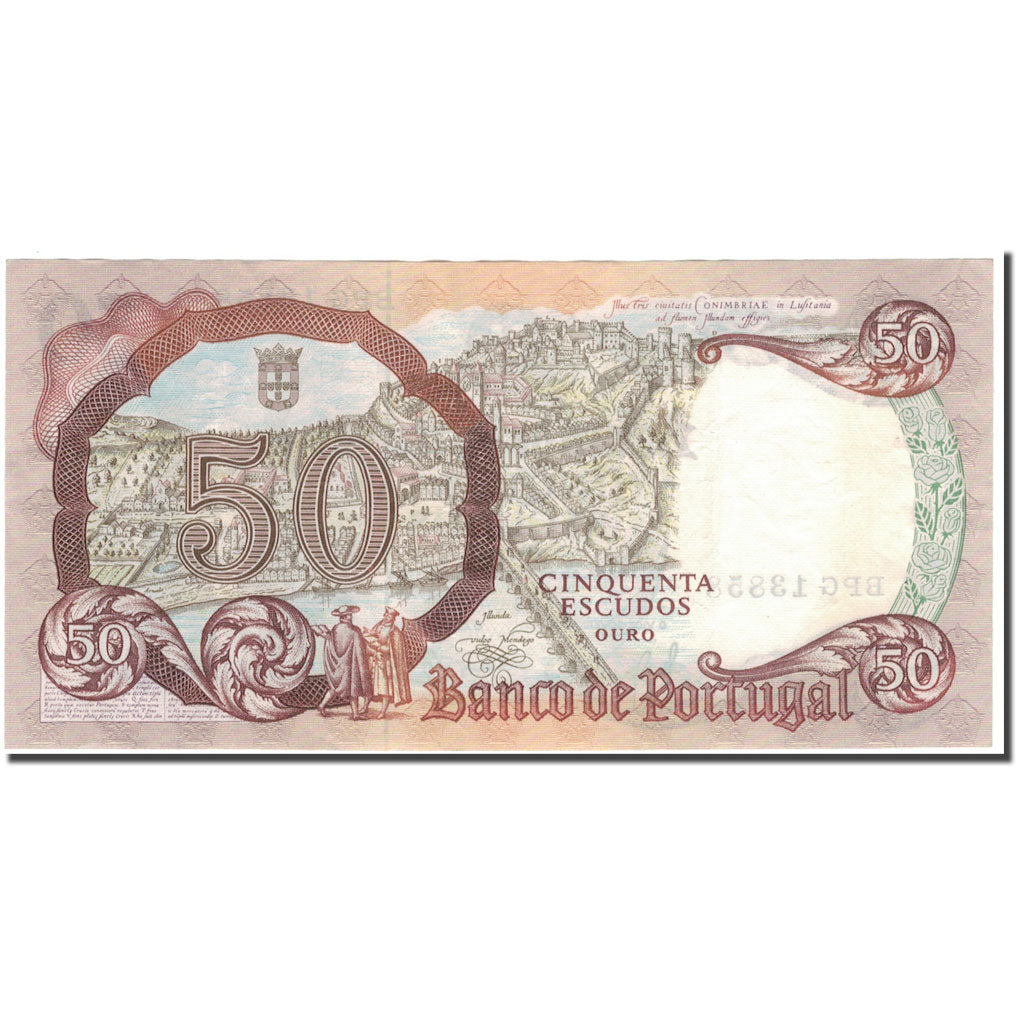 Billet, Portugal, 50 Escudos, 1964-02-28, KM:168, TTB