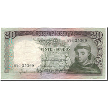 Banconote, Portogallo, 20 Escudos, 1964-05-26, KM:167b, MB