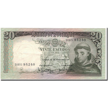 Banknote, Portugal, 20 Escudos, 1964-05-26, KM:167b, EF(40-45)