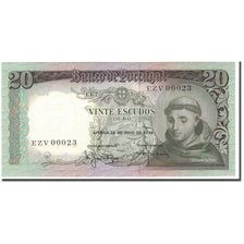 Banknote, Portugal, 20 Escudos, 1964-05-26, KM:167b, UNC(65-70)