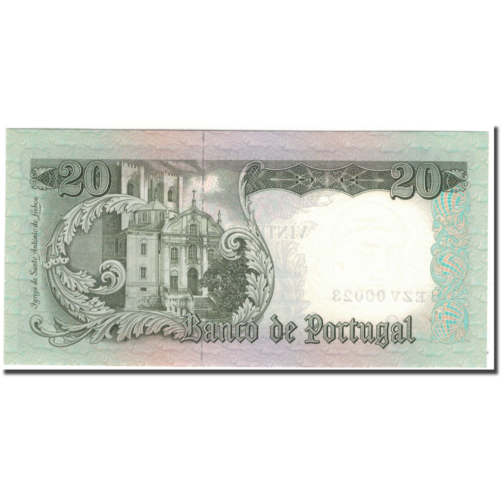 Banknote, Portugal, 20 Escudos, 1964-05-26, KM:167b, UNC(65-70)