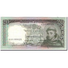 Banknote, Portugal, 20 Escudos, 1964-05-26, KM:167b, UNC(65-70)