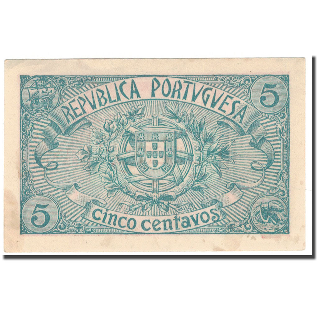 Banknote, Portugal, 5 Centavos, 1918-04-05, KM:98, VF(30-35)