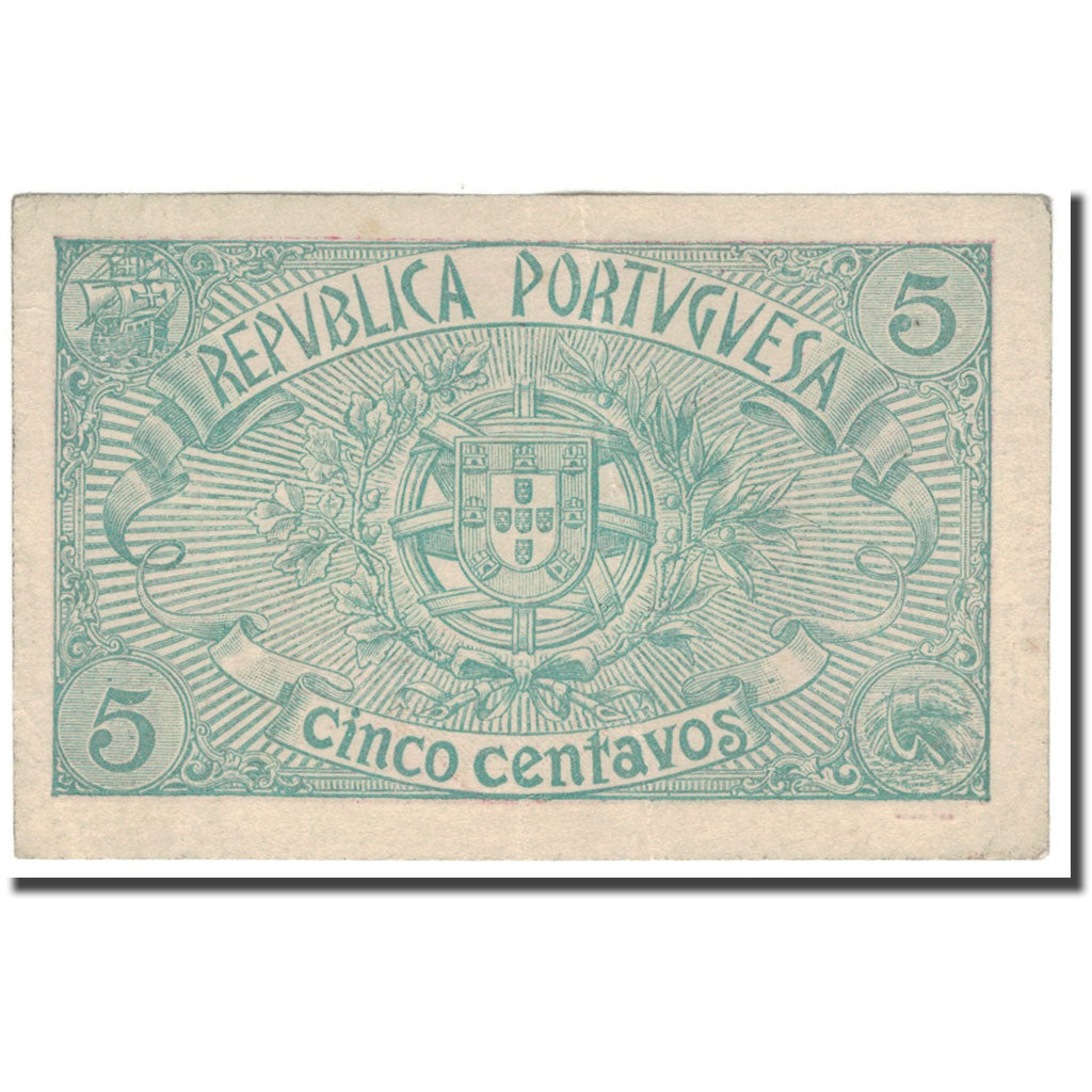 Banknote, Portugal, 5 Centavos, 1918-04-05, KM:98, F(12-15)