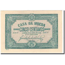 Banknote, Portugal, 5 Centavos, 1918-04-05, KM:97, UNC(65-70)