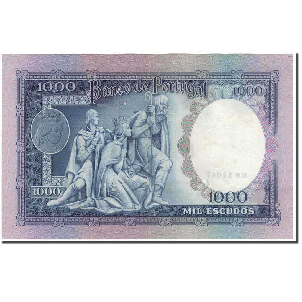 Banknote, Portugal, 1000 Escudos, 1961-05-30, KM:166, UNC(63)