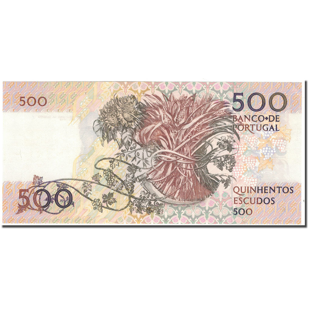 Banconote, Portogallo, 500 Escudos, 1989-10-04, KM:180c, FDS