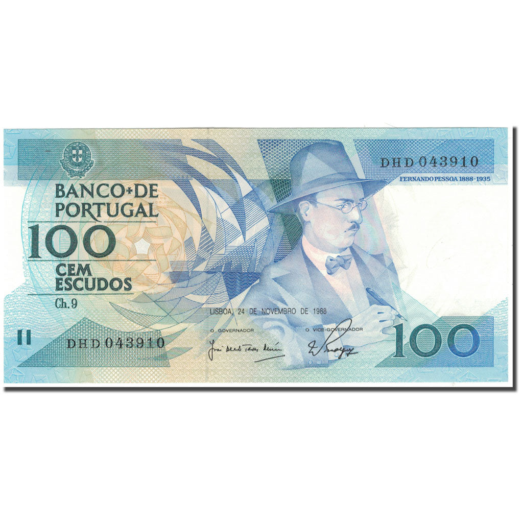 Banconote, Portogallo, 100 Escudos, 1988-11-24, KM:179f, FDS