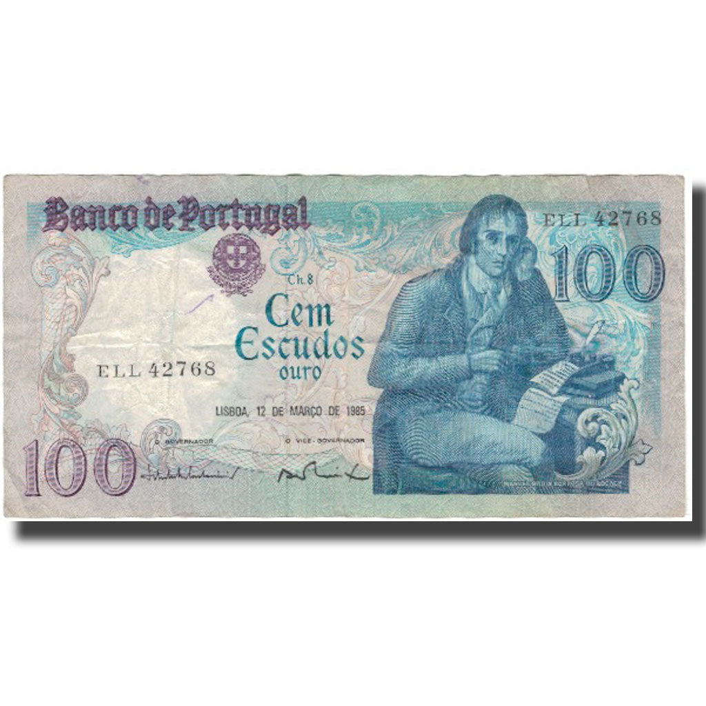 Banconote, Portogallo, 100 Escudos, 1985-03-12, KM:178d, B