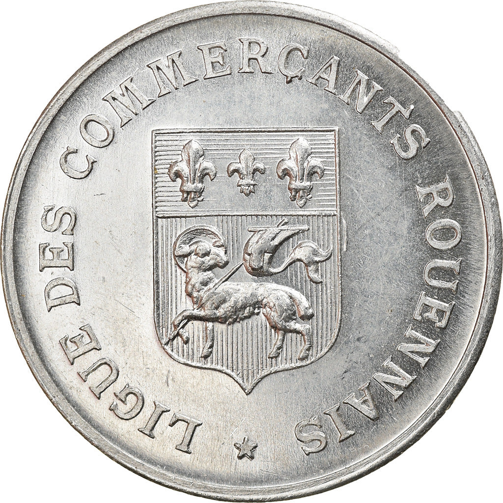 Monnaie, France, Rouen, 10 Centimes, 1920, SPL, Aluminium, Elie:15.2