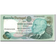Banknote, Portugal, 20 Escudos, 1978-10-04, KM:176b, UNC(65-70)