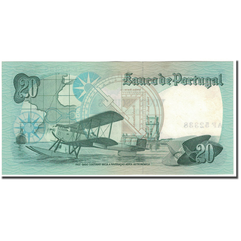 Banknote, Portugal, 20 Escudos, 1978-09-13, KM:176a, UNC(65-70)