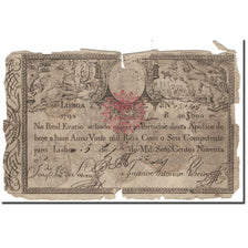 Banknote, Portugal, 20,000 Reis, 1798, KM:47, VG(8-10)