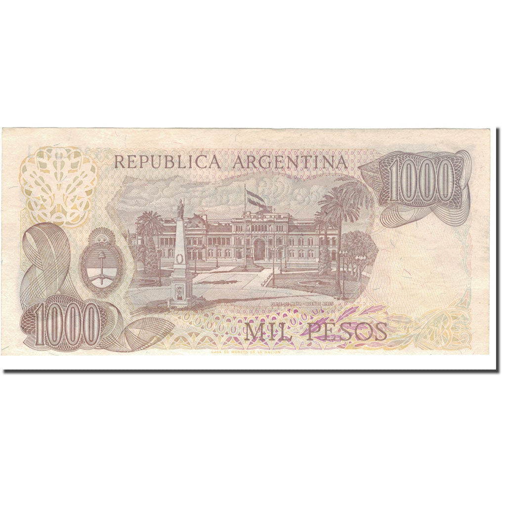 Banknote, Argentina, 1000 Pesos, Undated (1973-76), KM:299, AU(55-58)