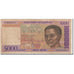 Banknote, Madagascar, 5000 Francs = 1000 Ariary, 1995, KM:78b, VF(20-25)