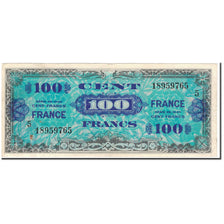 France, 100 Francs, 1945 Verso France, 1945, EF(40-45), Fayette:25.5, KM:123c
