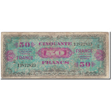 Francia, 50 Francs, 1945 Verso France, 1945, B, Fayette:24.2, KM:122b