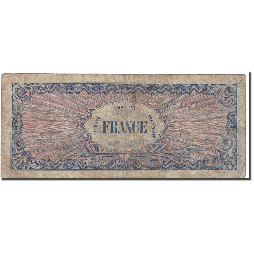 Francia, 50 Francs, 1945 Verso France, 1945, B, Fayette:24.2, KM:122b