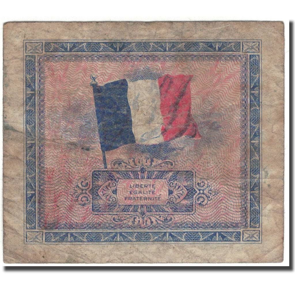 France, 10 Francs, 1944 Flag/France, 1944, B, Fayette:18.1, KM:116a
