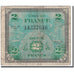 Francja, 2 Francs, Flag/France, 1944, VG(8-10), Fayette:VF16.1, KM:114a