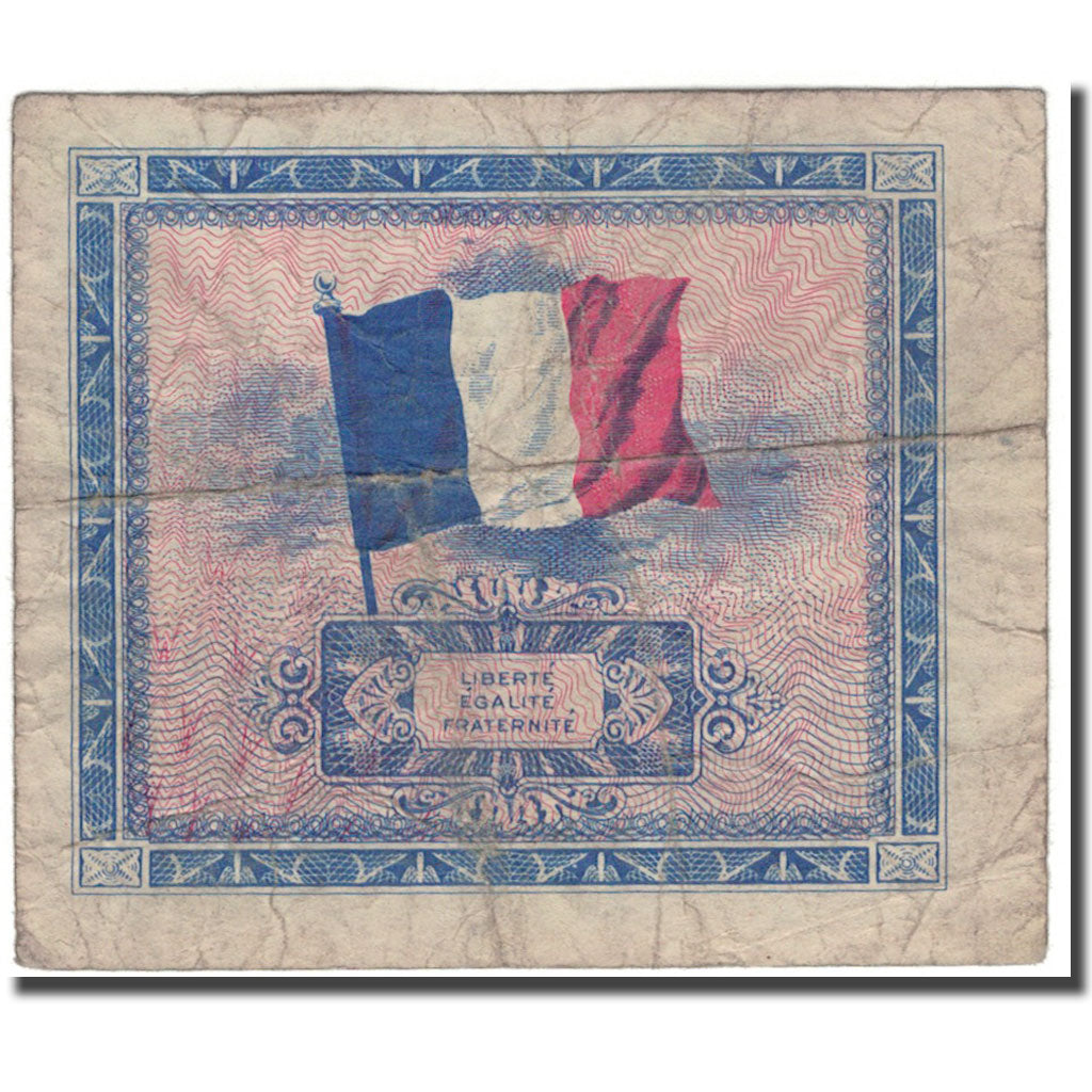 France, 2 Francs, 1944 Flag/France, 1944, B, Fayette:VF16.1, KM:114a