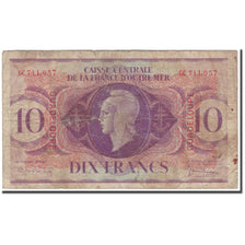 Guadeloupe, 10 Francs, 1944-02-02, F(12-15), KM:27A