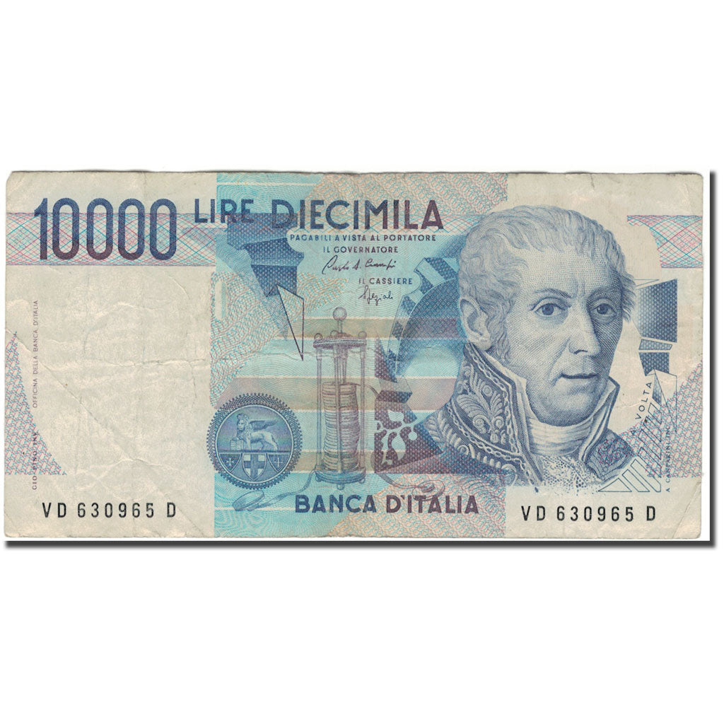 Banconote, Italia, 10,000 Lire, 1984-09-03, KM:112b, B+