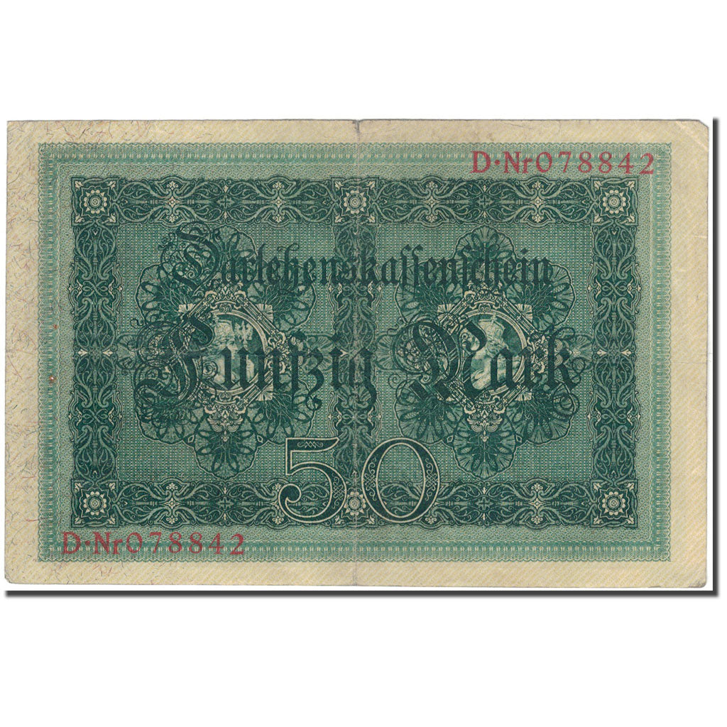 Geldschein, Deutschland, 50 Mark, 1914-08-05, KM:49a, S