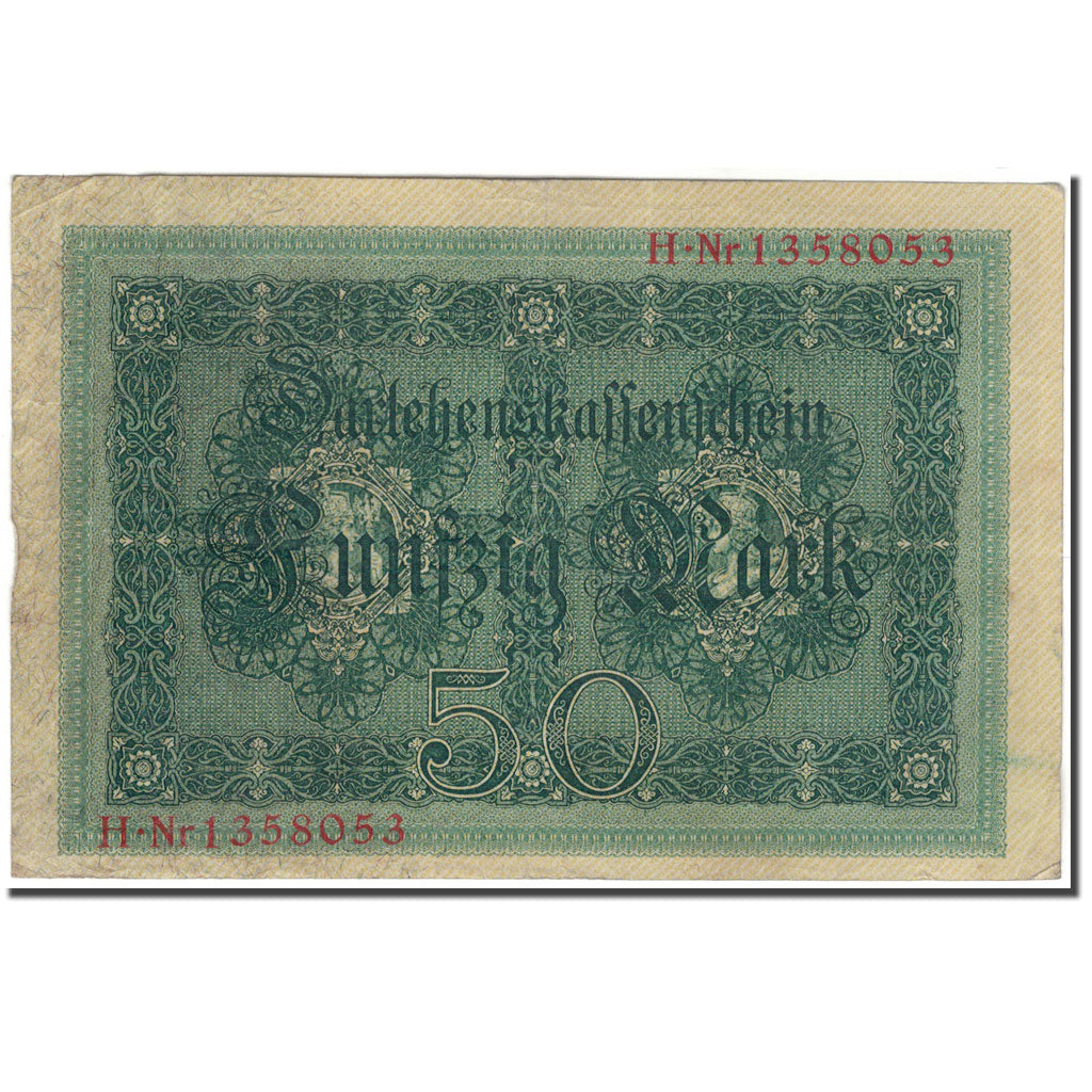 Banknote, Germany, 50 Mark, 1914-08-05, KM:49b, EF(40-45)