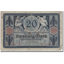 Banknote, Germany, 20 Mark, 1915-11-04, KM:63, VG(8-10)