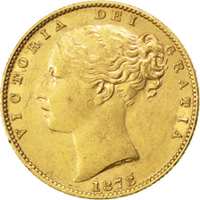 Australia, Souverain, 1873, Sydney, KM #6, AU(55-58), Gold, 7.98