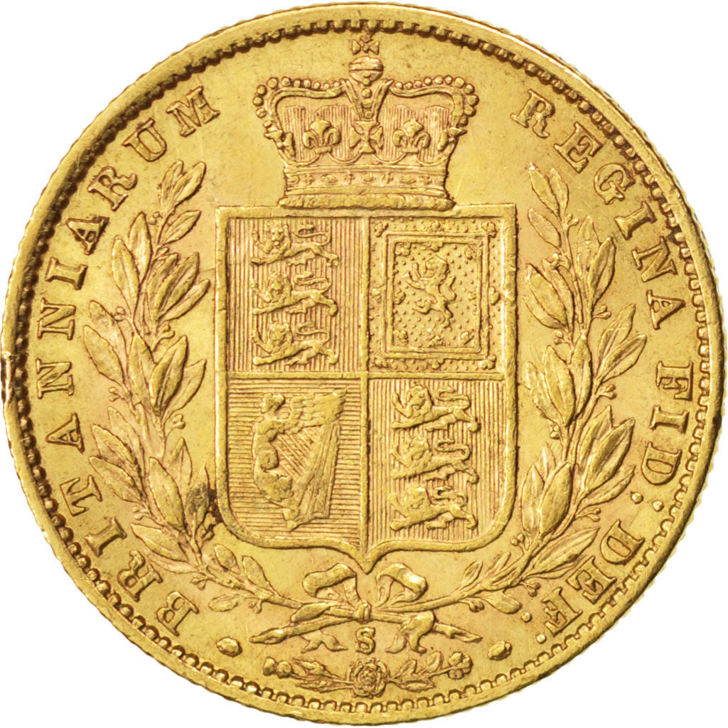 Australia, Souverain, 1873, Sydney, KM #6, AU(55-58), Gold, 7.98
