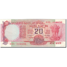 Geldschein, India, 20 Rupees, 1977-1981, KM:82d, VZ+