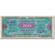 Francia, 50 Francs, 1944 Flag/France, 1944, BC, Fayette:VF19.1, KM:117a