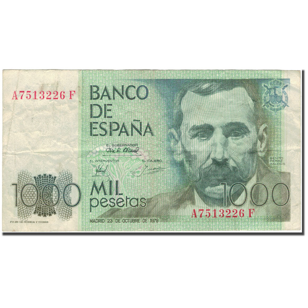 Banknote, Spain, 1000 Pesetas, 1979-10-23, KM:158, VF(20-25)