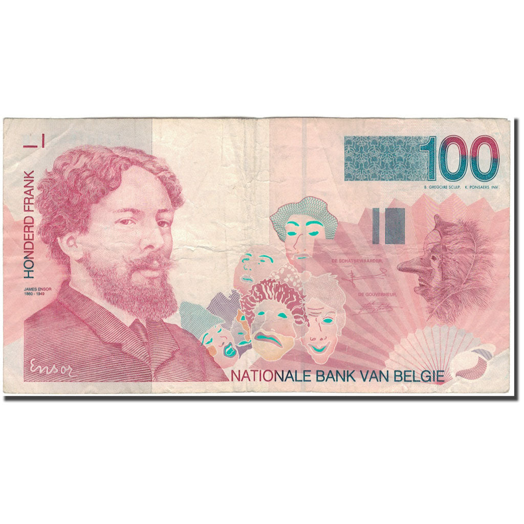 Banknote, Belgium, 100 Francs, 1995, KM:147, F(12-15)