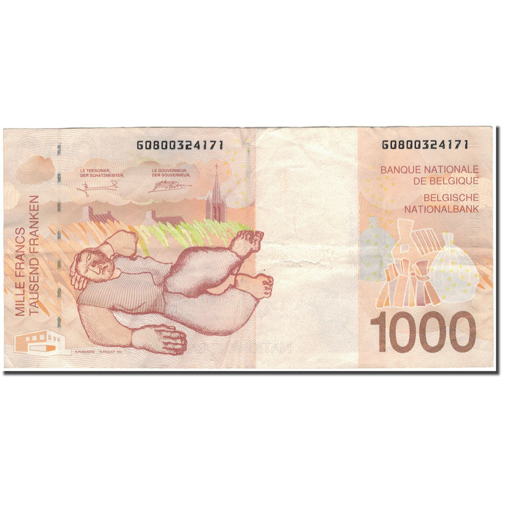 Banknote, Belgium, 1000 Francs, 1997, KM:150, EF(40-45)