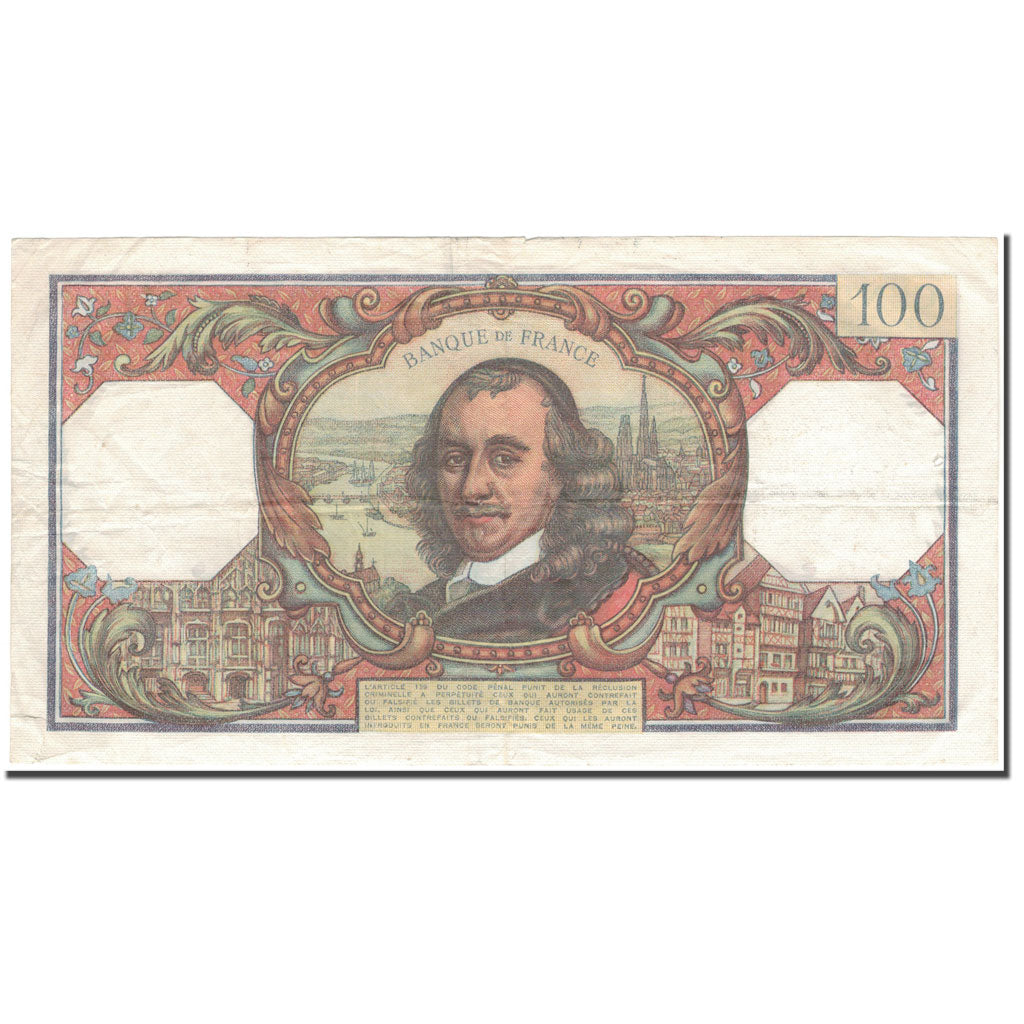 Frankrijk, 100 Francs, 100 F 1978-1995 ''Delacroix'', 1968-11-07, TB