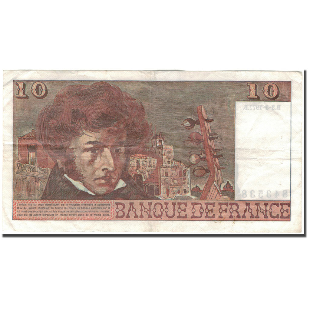 Frankrijk, 10 Francs, 10 F 1972-1978 ''Berlioz'', 1977-03-03, TB+