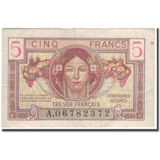 Francia, 5 Francs, 1947 French Treasury, 1947, MBC, Fayette:VF29.1, KM:M6a