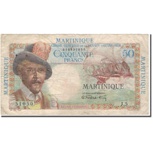 Martinique, 50 Francs, 1946, VF(20-25), KM:30a